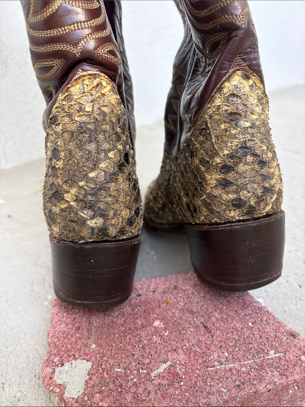 Dan post python cowboy boots - Picture 9 of 12
